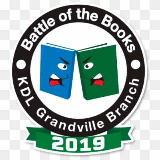 Grandville Battle Of The Books - Label Clipart