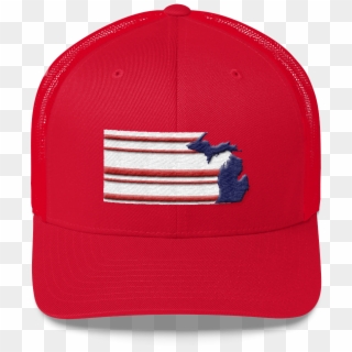 Load Image Into Gallery Viewer, Michigan Usa Flag Trucker - Baseball Cap Clipart