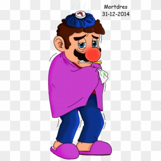 Mario Sneeze , Png Download - Sick Mario Clipart