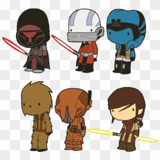 The - Lil Star Wars Characters Clipart