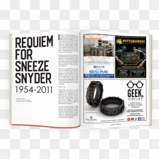 Requiem For Sneeze Snyder - Flyer Clipart