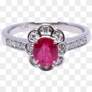 Fine Burma Ruby Ring - Engagement Ring Clipart