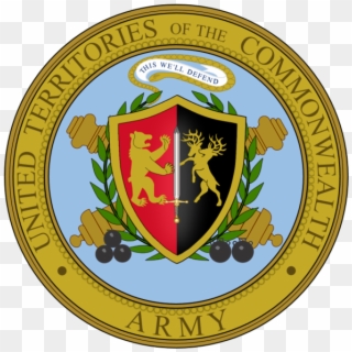 Fallout Seal Of The Utc Army By Ⓒ - Fallout Seal Clipart