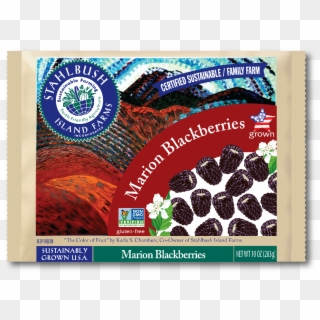 A Truly Oregon Berry, Marion Blackberries Or Marionberries - Stahlbush Island Farms Clipart