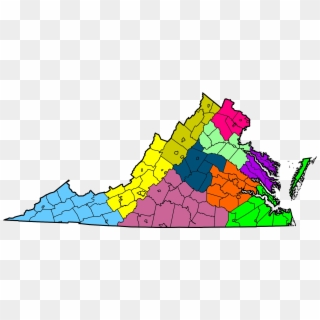 Clipart Of Virginia - Virginia Map Clip Art - Png Download