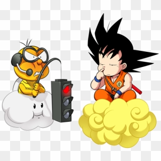 Son Goku And Lakitu Preview - Sangoku Enfant Clipart