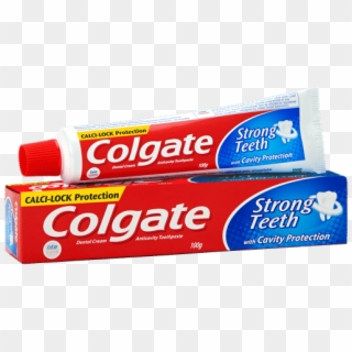 Colgate Dental Cream Anti-cavity Toothpaste For Strong - Colgate Clipart