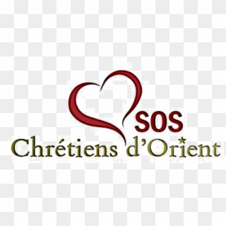 Logo Sos Chrétiens D Orient - Heart Clipart
