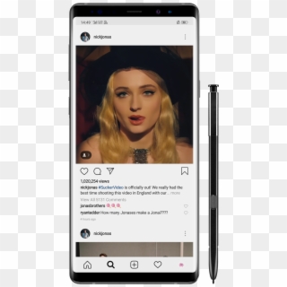 Nick Jonas Shared The Sucker Song On Her Instagram - Iphone Clipart