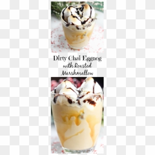 The Dirty Chai Eggnog With Roasted Marshmallow Recipe - Sundae Clipart