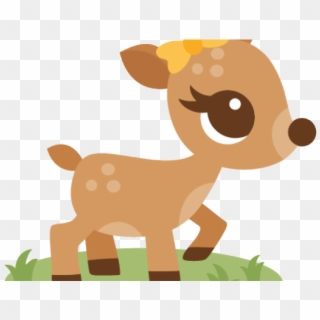 Clipart Wallpaper Blink - Cute Baby Deer Clipart - Png Download