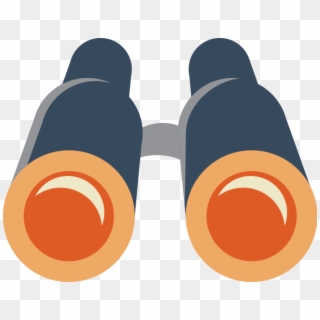 Development Vc Web Design Binoculars Icon Ⓒ - Binoculars Icon Orange Clipart