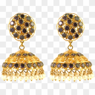 Anjali Jewellers Gold Earrings Clipart