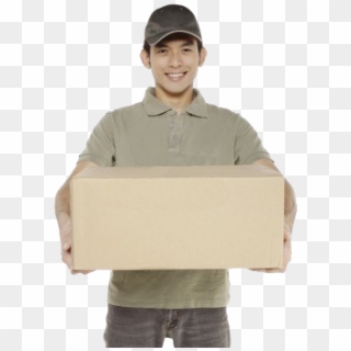 Mondays - Man Holding Package Clipart