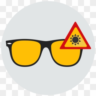 Fake Sunglasses Without Any Uv Protection - Circle Clipart