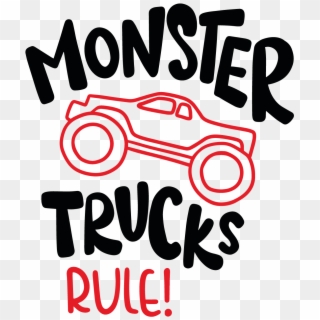 I Like Big Trucks I Cannot Lie Monster Trucks Shirt - Graphic Design Clipart