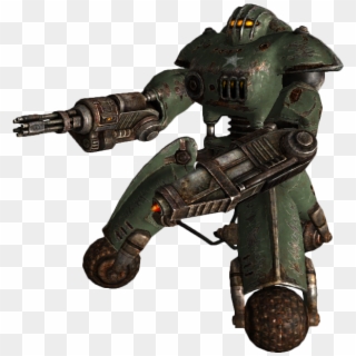 Military Sentry Bot Minigun - Fallout 3 Sentry Bot Clipart