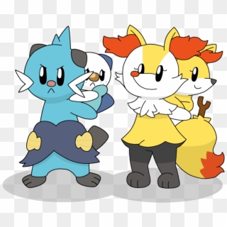 Dewott And Braixen Partners In Time Owo By Choco-chesse - Dewott And Braixen Clipart