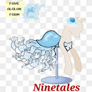 Alolan Ninetales, Artist - Cartoon Clipart