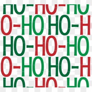 Ho Ho Ho Santa Clause Saint Nick Christmas Pattern - Pattern Clipart