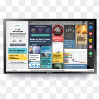 The Kiosk Platform That Delivers - Digital Bulletin Board Office Clipart