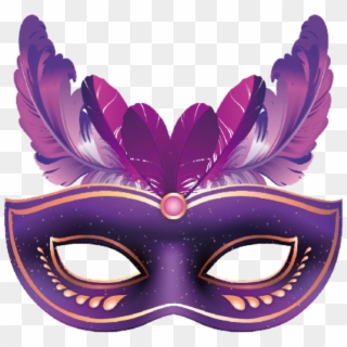 Mascara Antifaz Violeta Venecia , Png Download - Transparent Background Masquerade Png Mask Clipart
