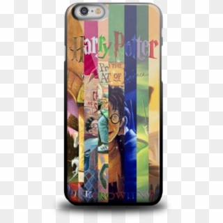 Harry Potter All Books Iphone Case - Harry Potter Book Cover Collage Clipart