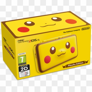 Pokemon Crystal - New Nintendo 2ds Xl Pikachu Edition Clipart