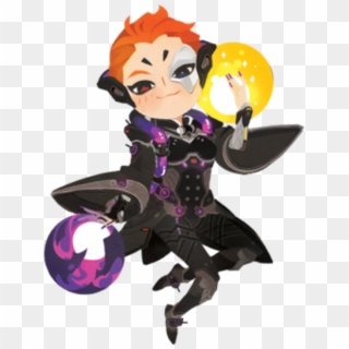 Moira Sticker Freetoedit Overwatch Cute , Png Download - Overwatch Moira No Background Clipart