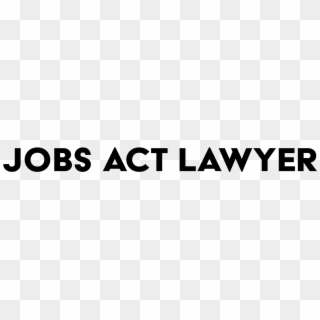 Jobs Act Lawyer, In Black Box Lettering - Graphics Clipart