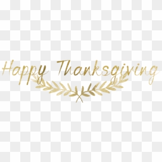 Happy Thanksgiving - Calligraphy Clipart