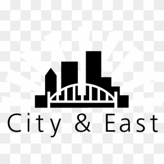 City And East Real Estate Logo Black And White - Real Estate Clipart