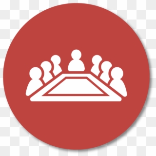 Board Meetings - Building Circle Icon Png Clipart