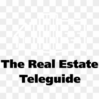 The Real Estate Teleguide Logo Black And White - Tourism Concern Clipart