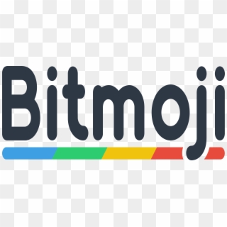 Bitmoji Logo Text - Graphic Design Clipart
