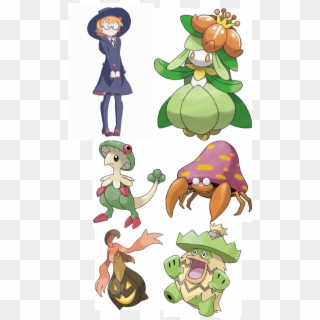 Little Witch Academia Pokémon Yoshi, Witch, Zelda, - Pokémon Lilligant Clipart