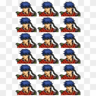 Sprite Of Ike - Fire Emblem Path Of Radiance Ike Sprites Clipart