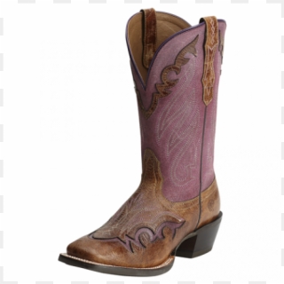 Women's Trail Head Wildhorse Tan/aged Grape - Cowboy Boot Clipart