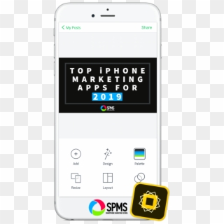 Top Apps You Need For Social Media Marketing In - Mobile Phone Clipart