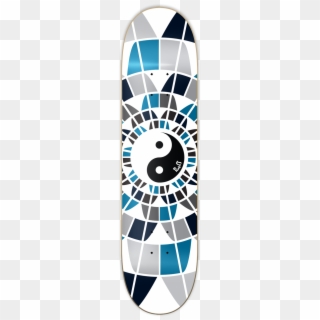 Graphic Yingyang Skateboard Deck - Skateboard Deck Clipart