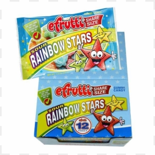 Efrutti Share Size Sour Rainbow Stars - E Frutti Clipart