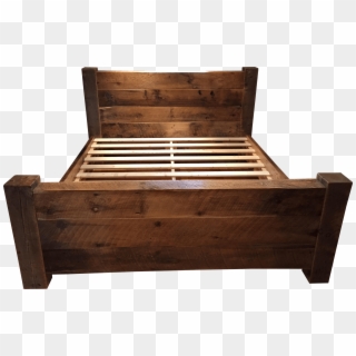 Chandos Reclaimed Barn Wood And Beam Platform Bed - Bed Frame Clipart