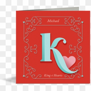 King Of Hearts Card - Greeting Card Clipart