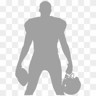 Olb, Louisville - Football Player Silhouette Standing Clipart