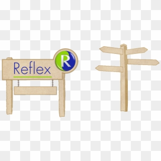 Use Our Sign Post To Navigate - Reflex Labels Clipart