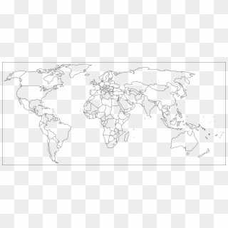 1280px Blankmap World - Brunei On A World Map Clipart