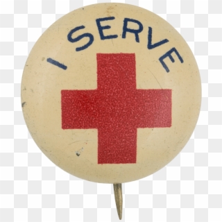 I Serve Red Cross - Emblem Clipart