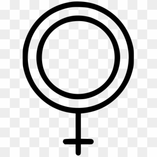 Female Woman Mark Circle Cross Comments - Circle Clipart