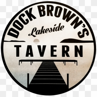 Doc Brown's Lakeside Tavern Logo From The Takeaway - Dock Clipart