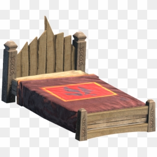 Medieval Noble Bed - Noble Medieval Bed Clipart